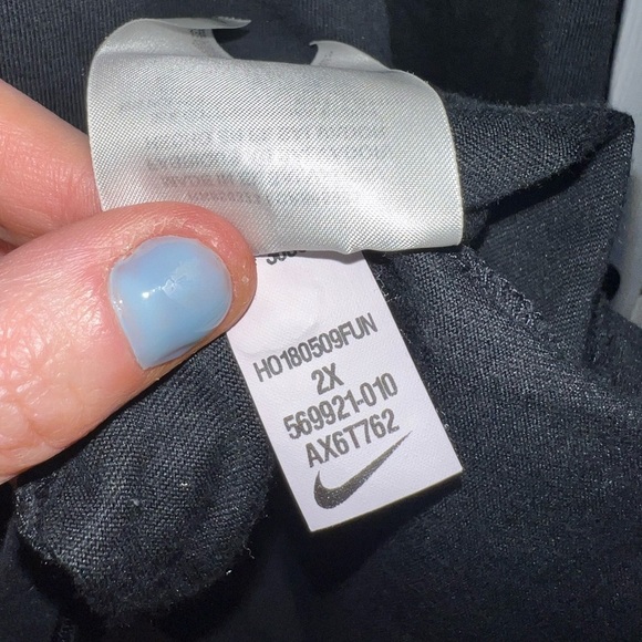 Nike Men’s XXL Football Savage Speed Long Sleeve Dri Fit Tee Black 924011 2XL - Picture 7 of 11